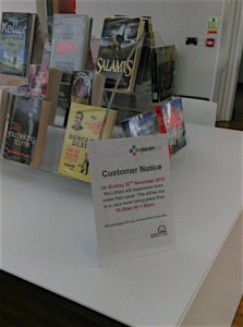 Library Jazz Event notice